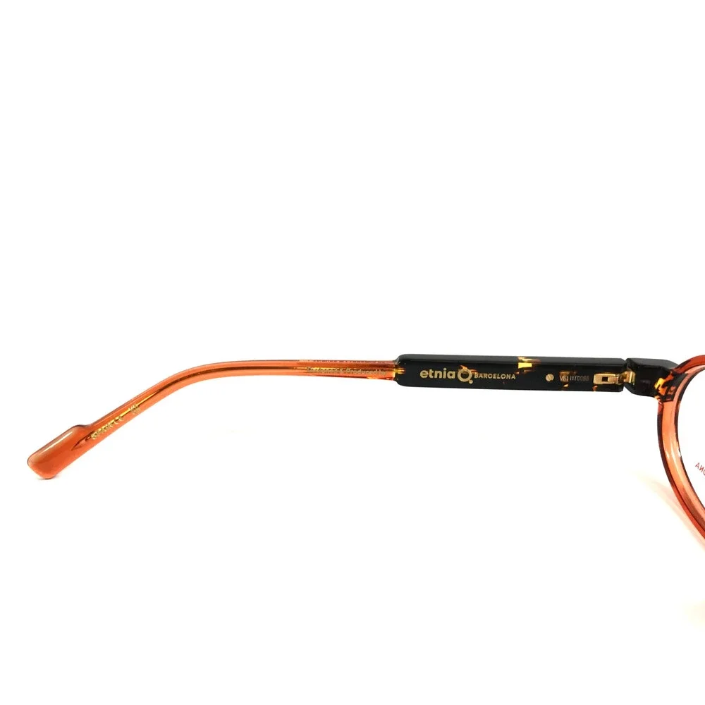 Etnia Barcelona Eyeglasses Frames HALOS OGHV Orange Havana Tortoise 53-16-138